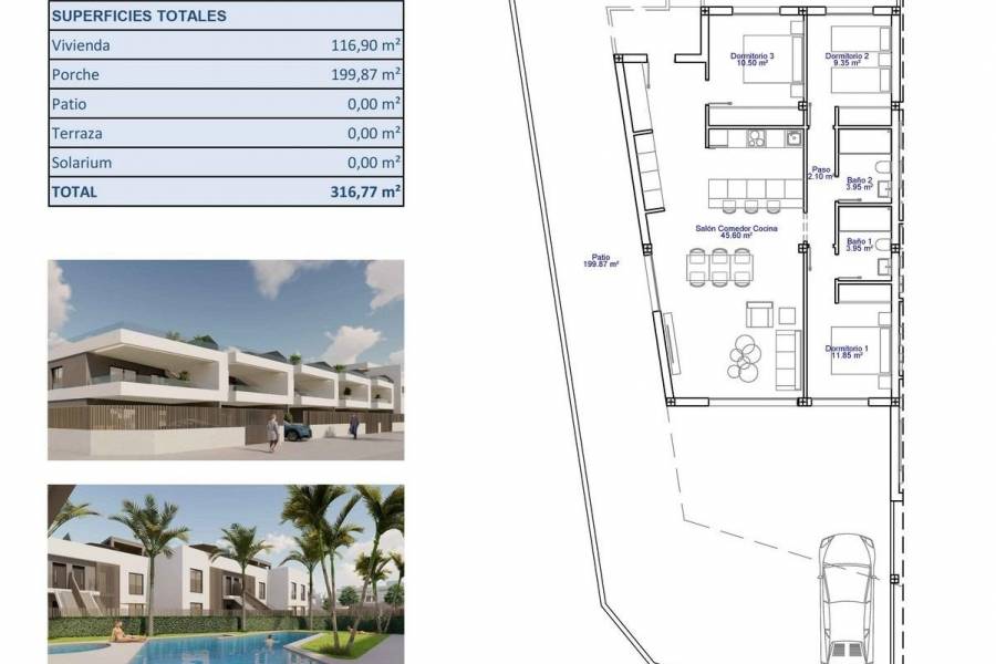 New Build - Apartment - Pilar de la Horadada - pueblo