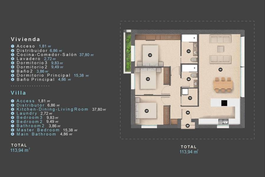 Nueva construcción  - Chalet - Orihuela Costa - Las Filipinas