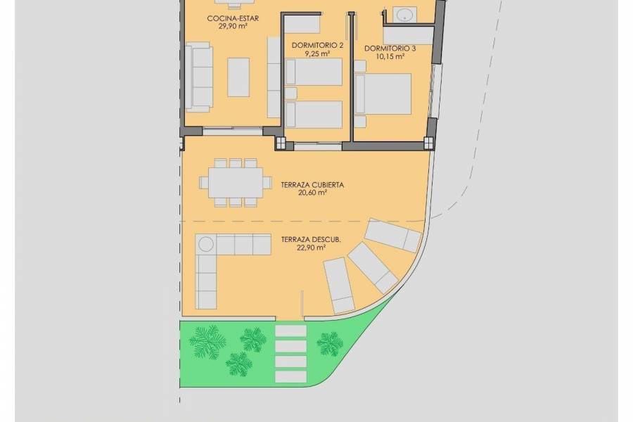 Nieuwbouw - Appartement - Los Alcázares - Serena Golf