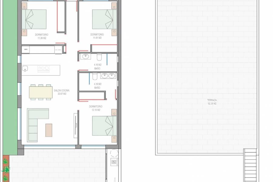 New Build - Detached - Los Alcázares - Serena Golf