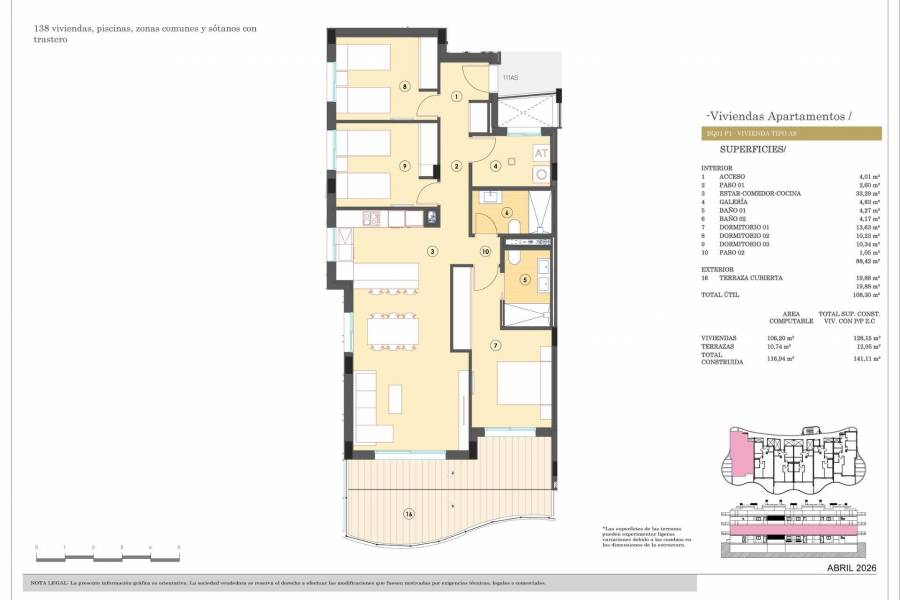 Nueva construcción  - Apartamento - Finestrat - Campana Garden