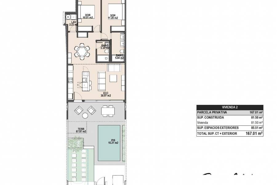 Nueva construcción  - Apartamento - Pilar de la Horadada - parques de Andromeda