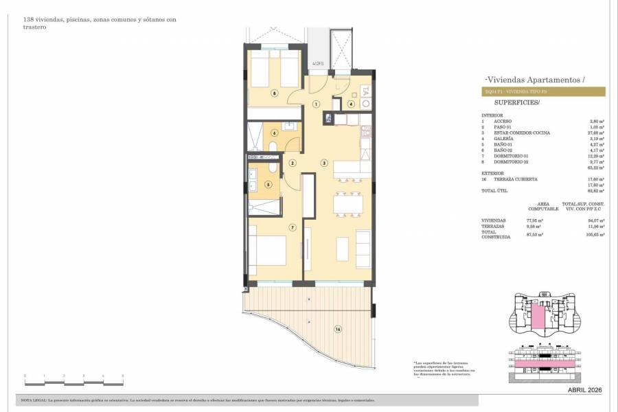 Nueva construcción  - Apartamento - Finestrat - Campana Garden