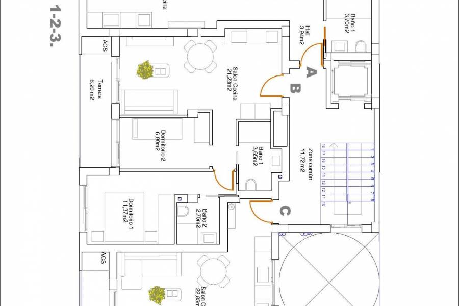 Nueva construcción  - Apartamento - Guardamar del Segura - Pueblo