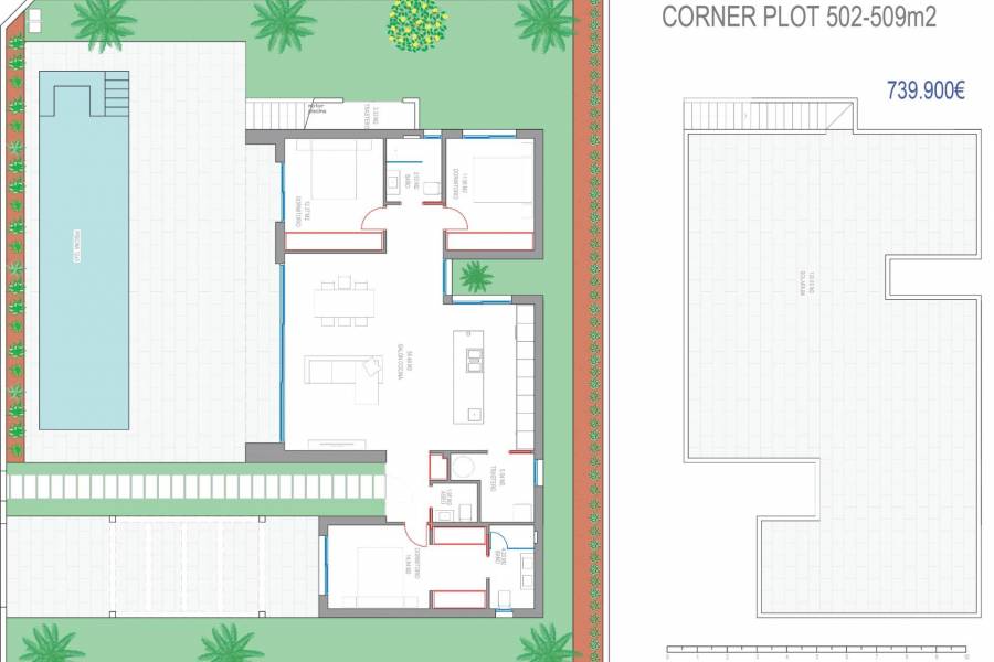 Nueva construcción  - Chalet - Los Alcázares - Serena Golf