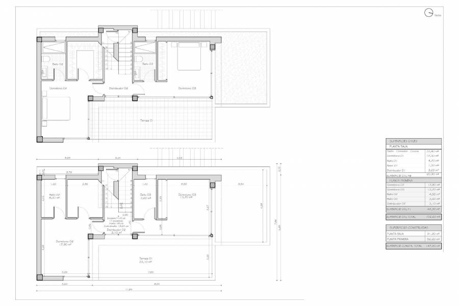 Nieuwbouw - Detached - Orihuela Costa - Villamartin