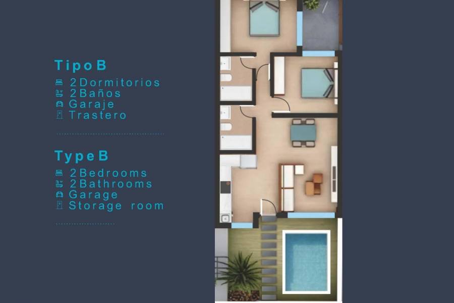 Nieuwbouw - Appartement - San Pedro del Pinatar - Los Pinos
