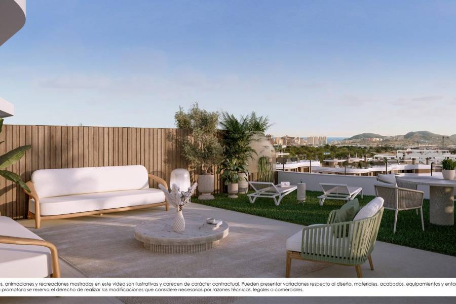 Nueva construcción  - Atico - Finestrat - Campana Garden