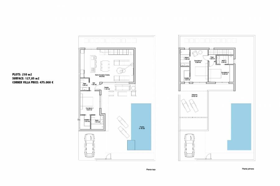Nieuwbouw - Detached - San Javier - Parque de los leones