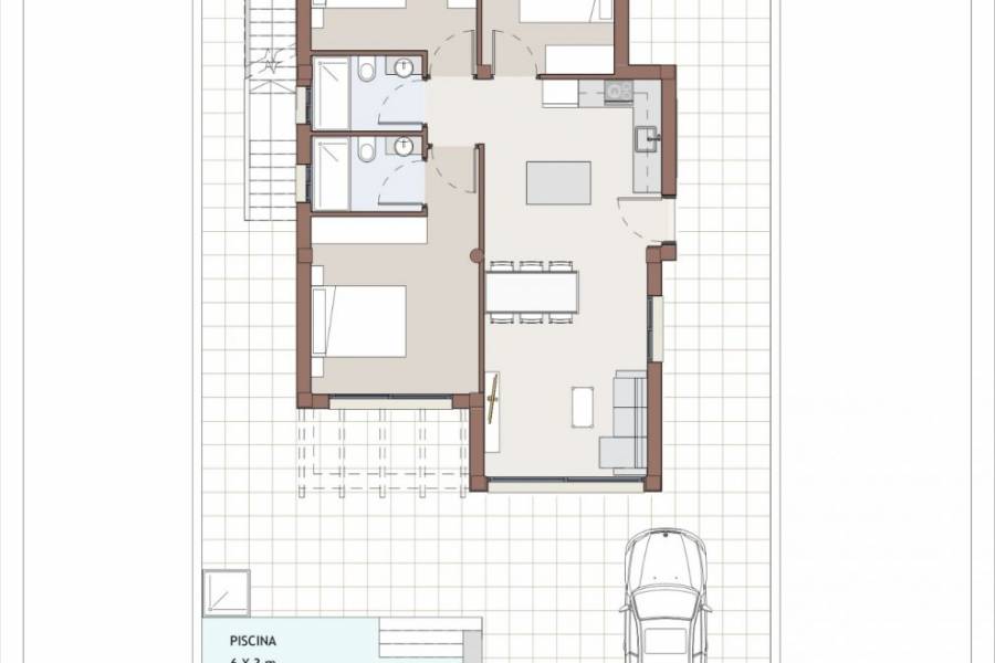 Nueva construcción  - Chalet - Vera - Vera Playa