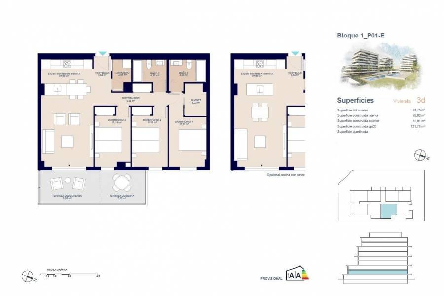 Nueva construcción  - Apartamento - Villajoyosa - Playa del Torres